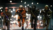 Halo: Flashpoint miniature game teaser trailer screenshot featuring running Spartans