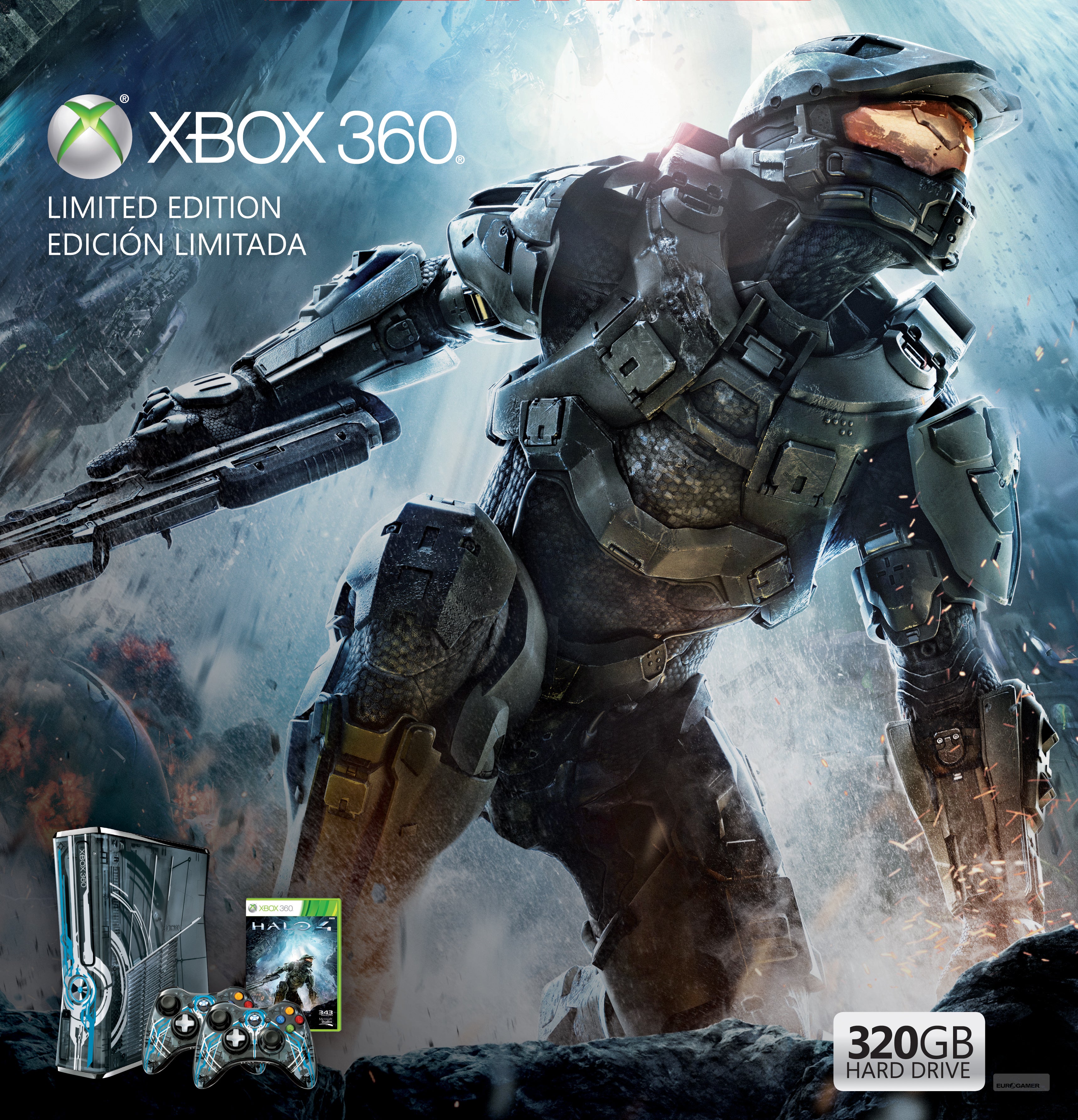 Translucent Halo 4 Limited Edition Xbox 360 costs £269.99
