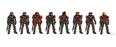 Halo Reach Characters