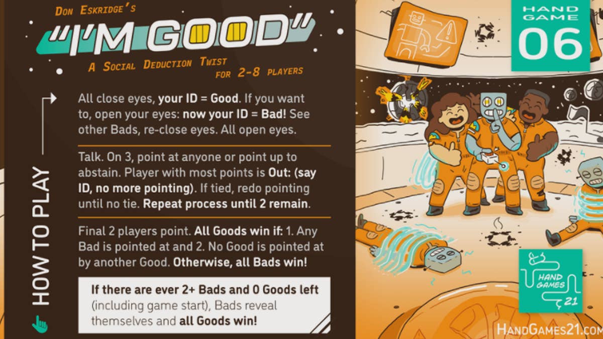The creator of The Resistance is launching 21 free social games to play  with your hands