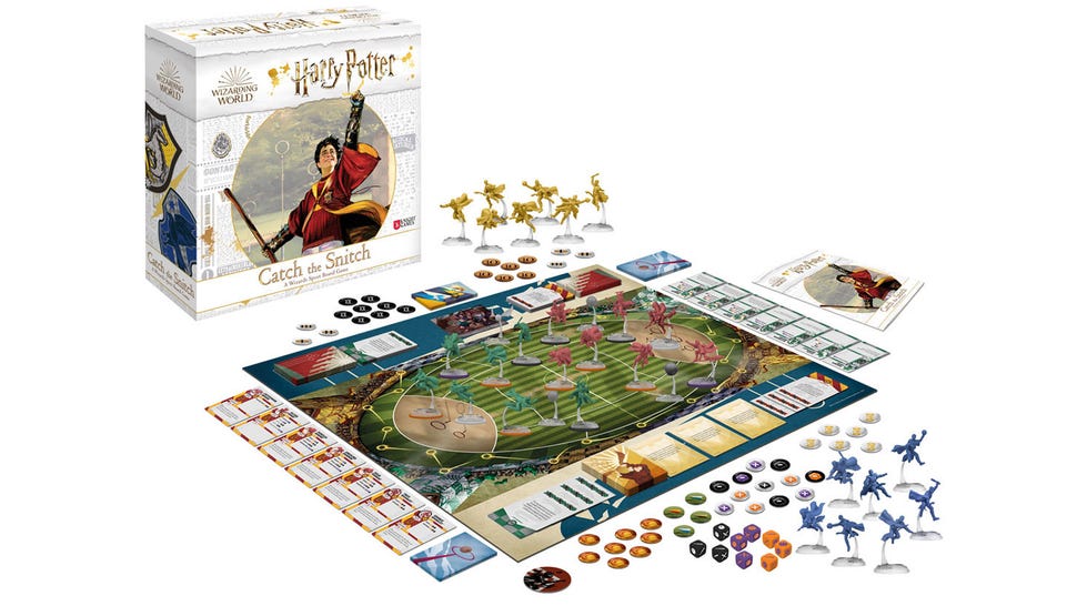 Harry Potter: Catch the Snitch board game layout