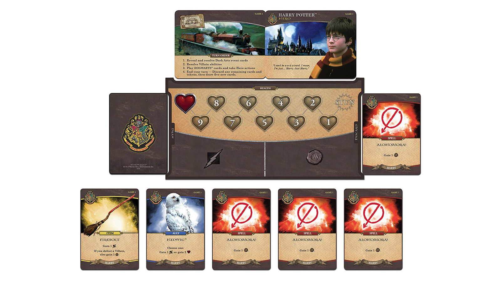 Play Harry Potter: Hogwarts Battle as a lone wizard with free solo rules