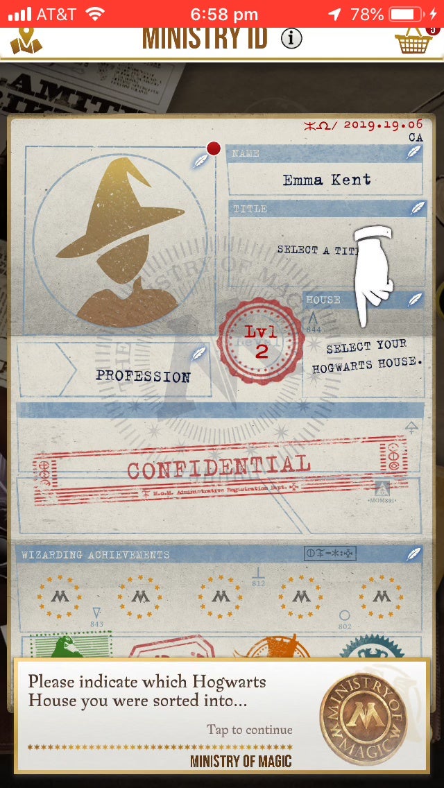 Harry Potter Wizards Unite Houses How to join and change Hogwarts