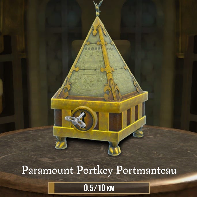 Harry Potter Wizards Unite - Portkey Portmantaus, Golden Keys, Silver ...