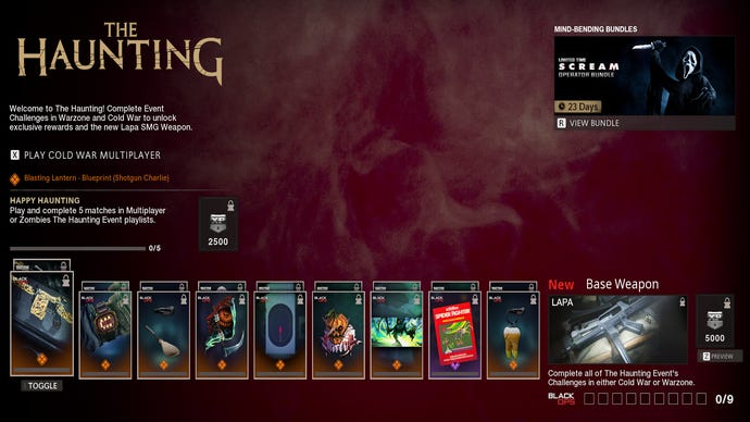The Haunting event challenges in Cold War