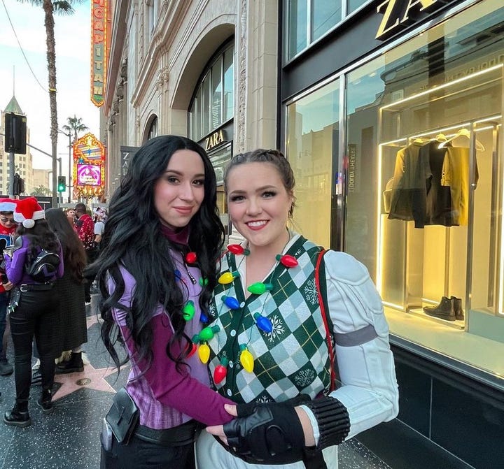 Cosplayers Attend the Hawkeye Premiere in Hollywood