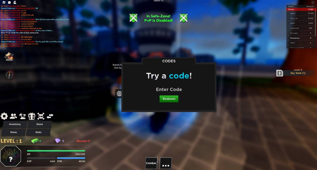 Haze private server codes (December 2023)
