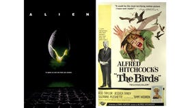 Poster with Alien and The Birds