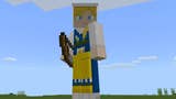Minecraft - jak zrobić łuk i strzały, strzelanie z łuku