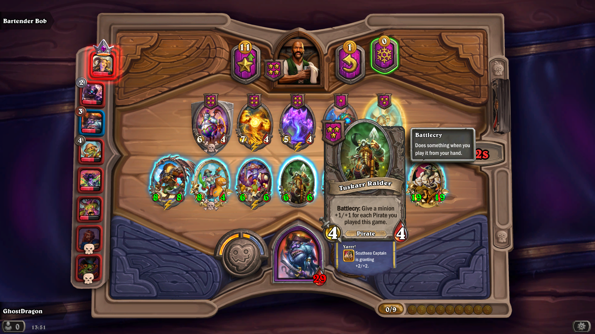 Hearthstone Battlegrounds Buddy List Every heroes' buddy and what