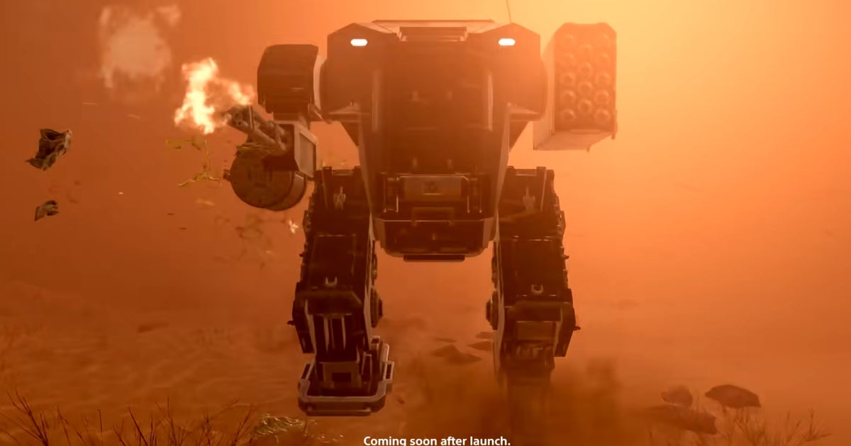 Helldivers 2 mech video surfaces alongside rumours of meteor Stratagems and deployable AI squad mates