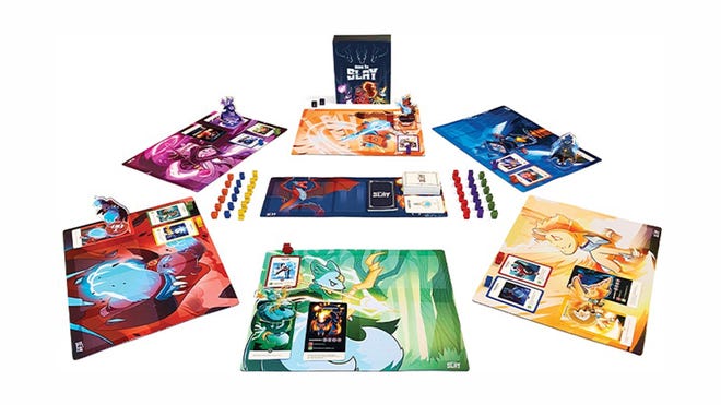 Here to Slay board game layout