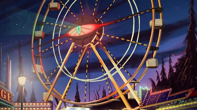 The artwork for Here we Used to Fly.