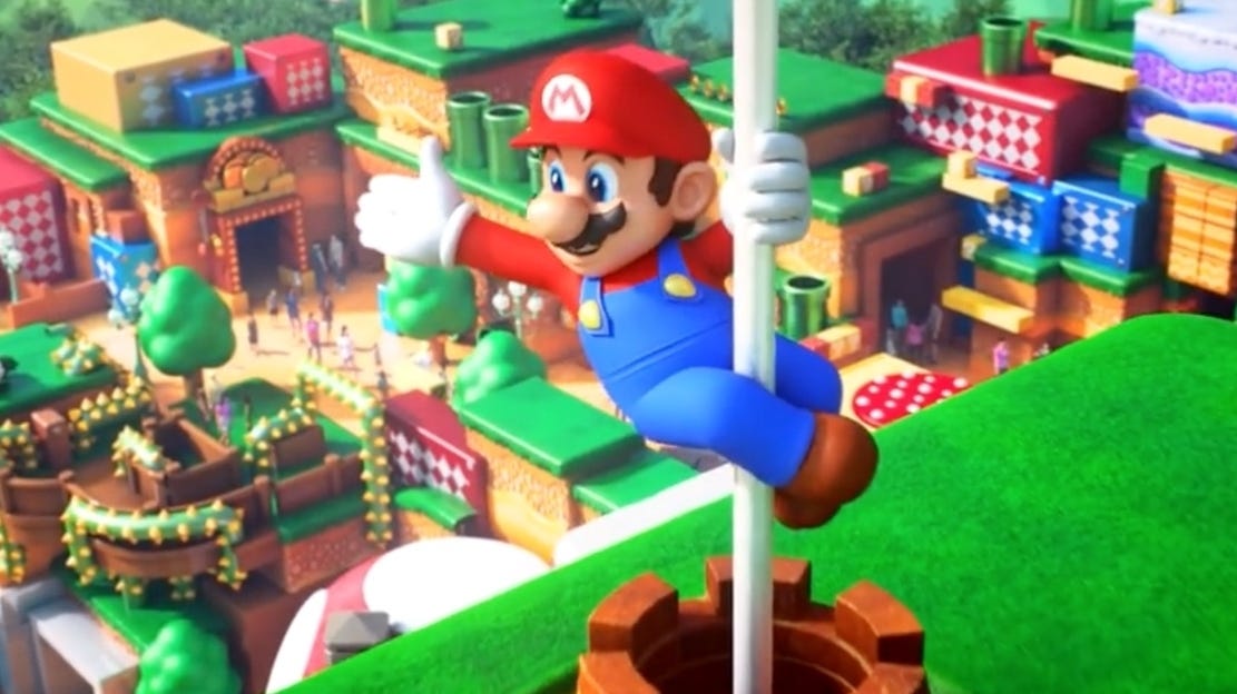 Here's a full video ride-through of Super Nintendo World's chaotic ...