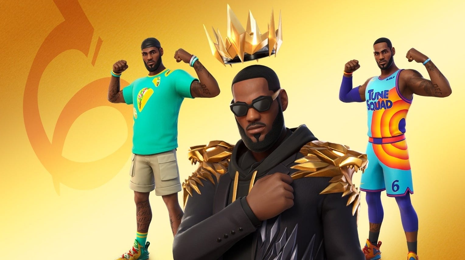 Here's LeBron James in Fortnite