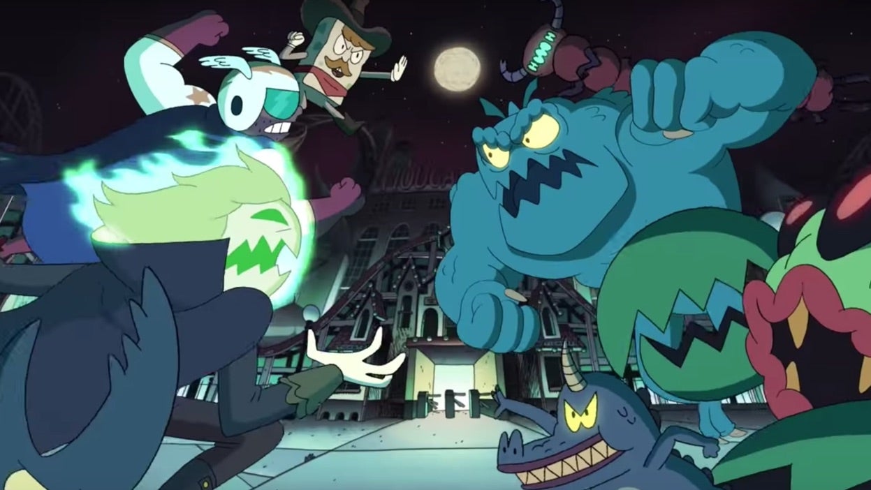 Here's the nifty title sequence for Double Fine's animated Costume