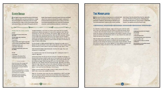Heroes Feast Dungeons and Dragons cookbook pages 2