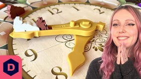 A mouse-sized scavenger hunt on a moving clock face! We get a first look at new board game Hickory Dickory (Sponsored)