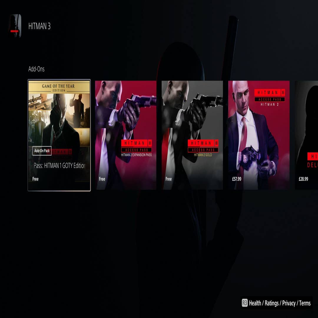 Hitman 3 Will Soon Include All Modern Hitman Games for Free on PS5