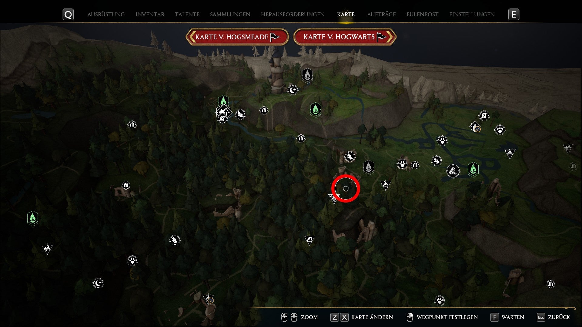 Hogwarts Legacy Orte Alter Magie Alle Fundorte und wie sie funktionieren Eurogamer.de