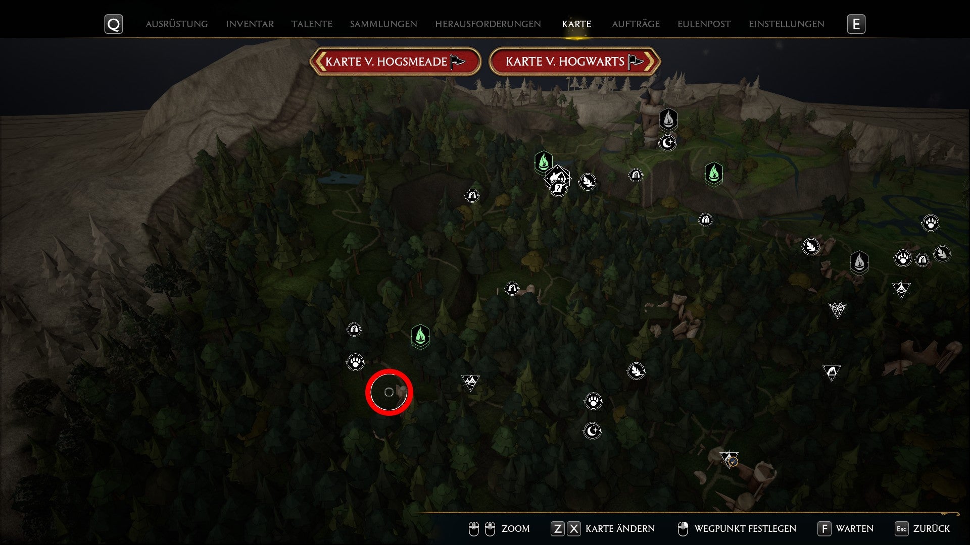 Hogwarts Legacy Orte Alter Magie Alle Fundorte und wie sie funktionieren Eurogamer.de