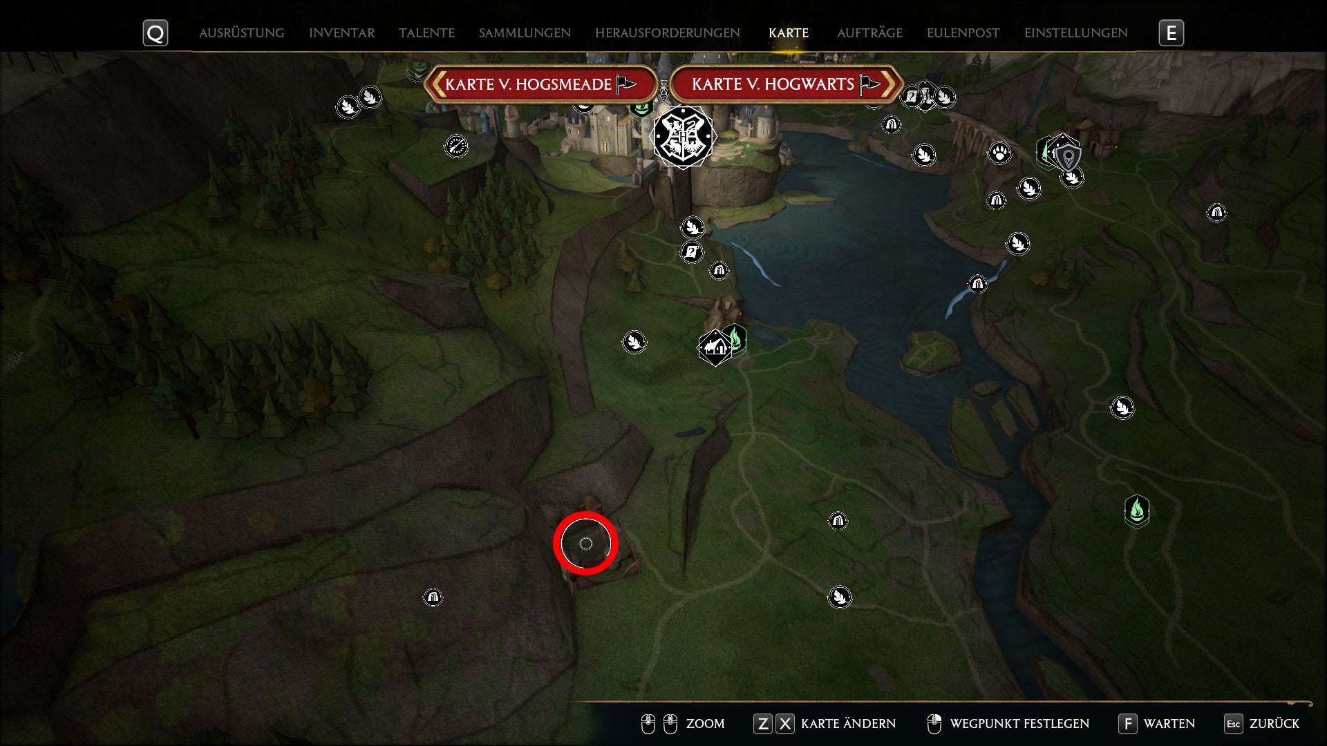 Hogwarts Legacy Orte Alter Magie Alle Fundorte und wie sie funktionieren Eurogamer.de