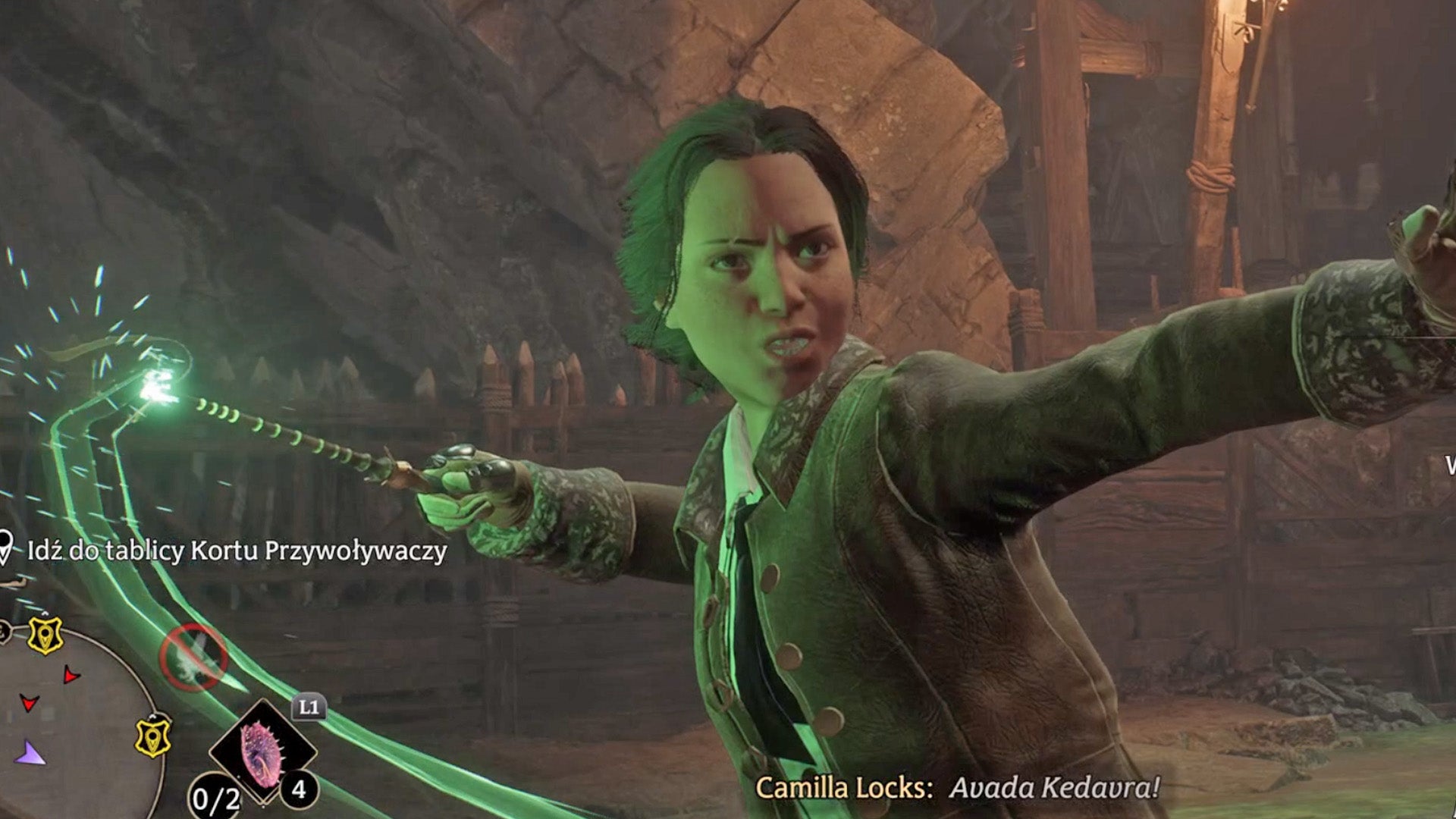 Hogwarts Legacy - arena walk czarnej magii | Eurogamer.pl
