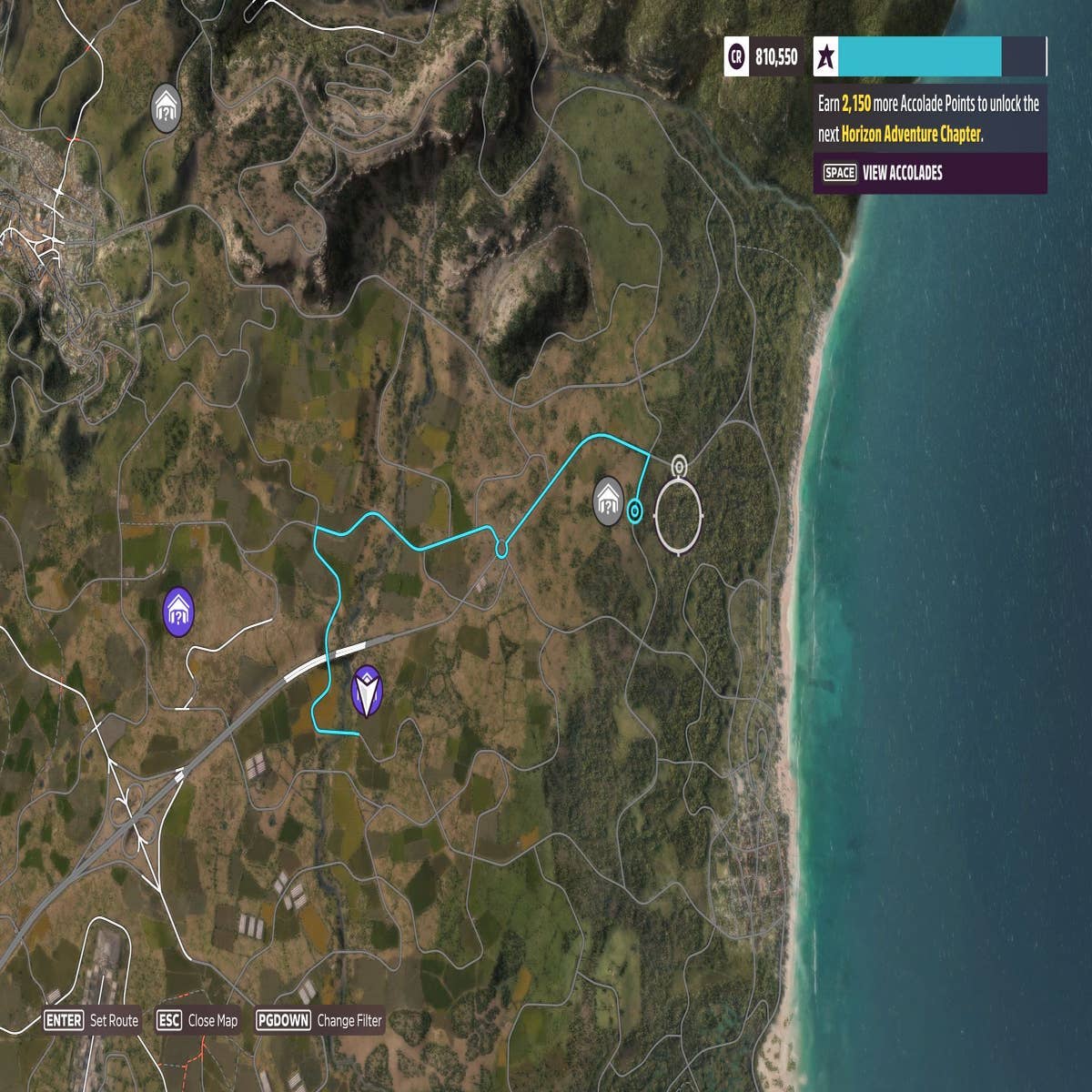 Forza Horizon Signs, Barns, Radars Map