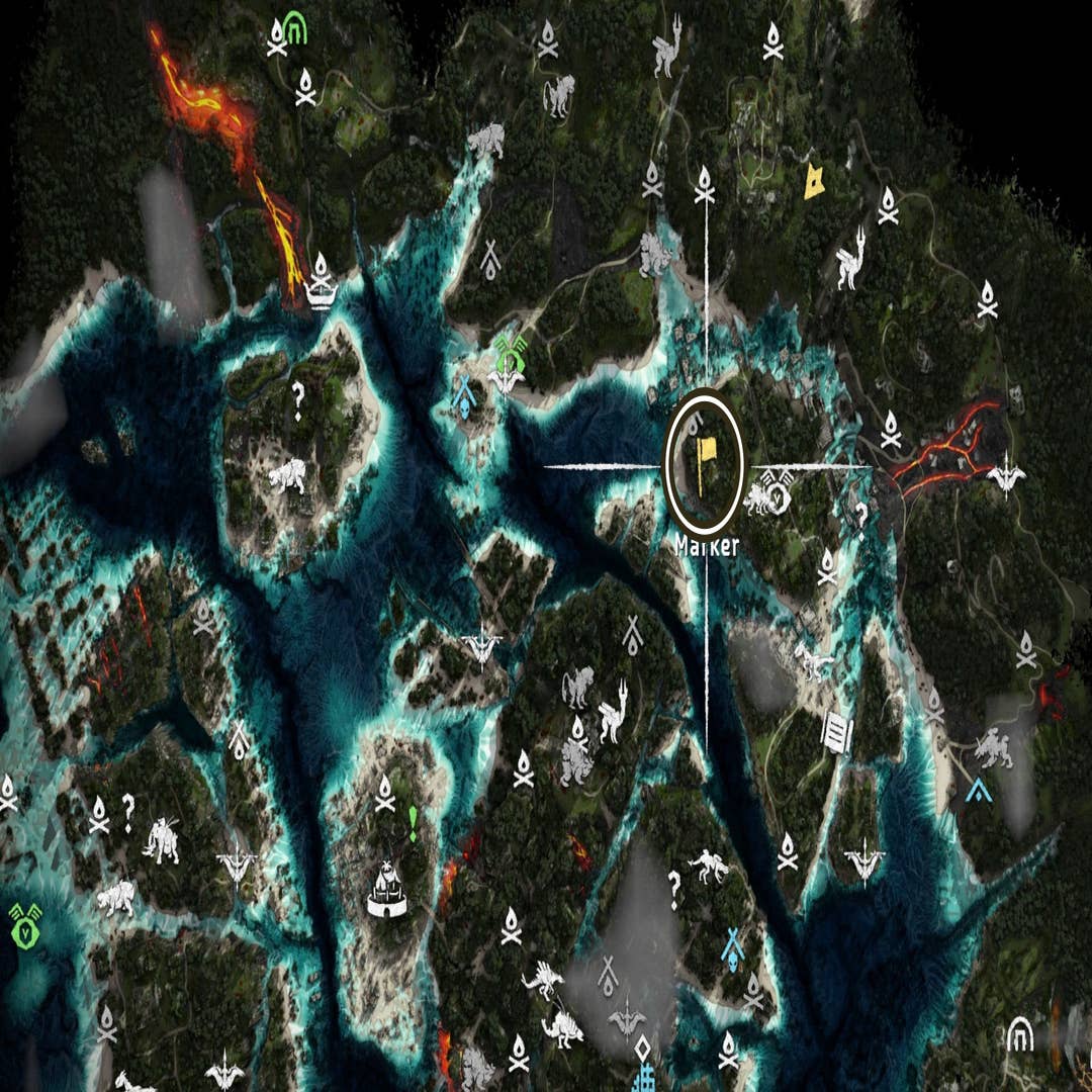 Horizon Forbidden West reveals its Burning Shores DLC map size