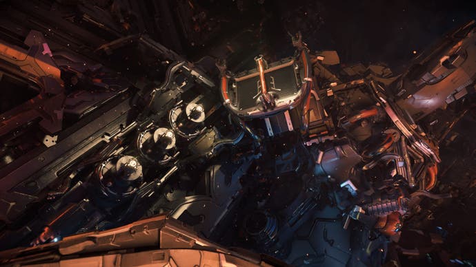 Horizon verboten West Burning Shores Cachton Theta Beigs Holds Floating Platform Area One eins