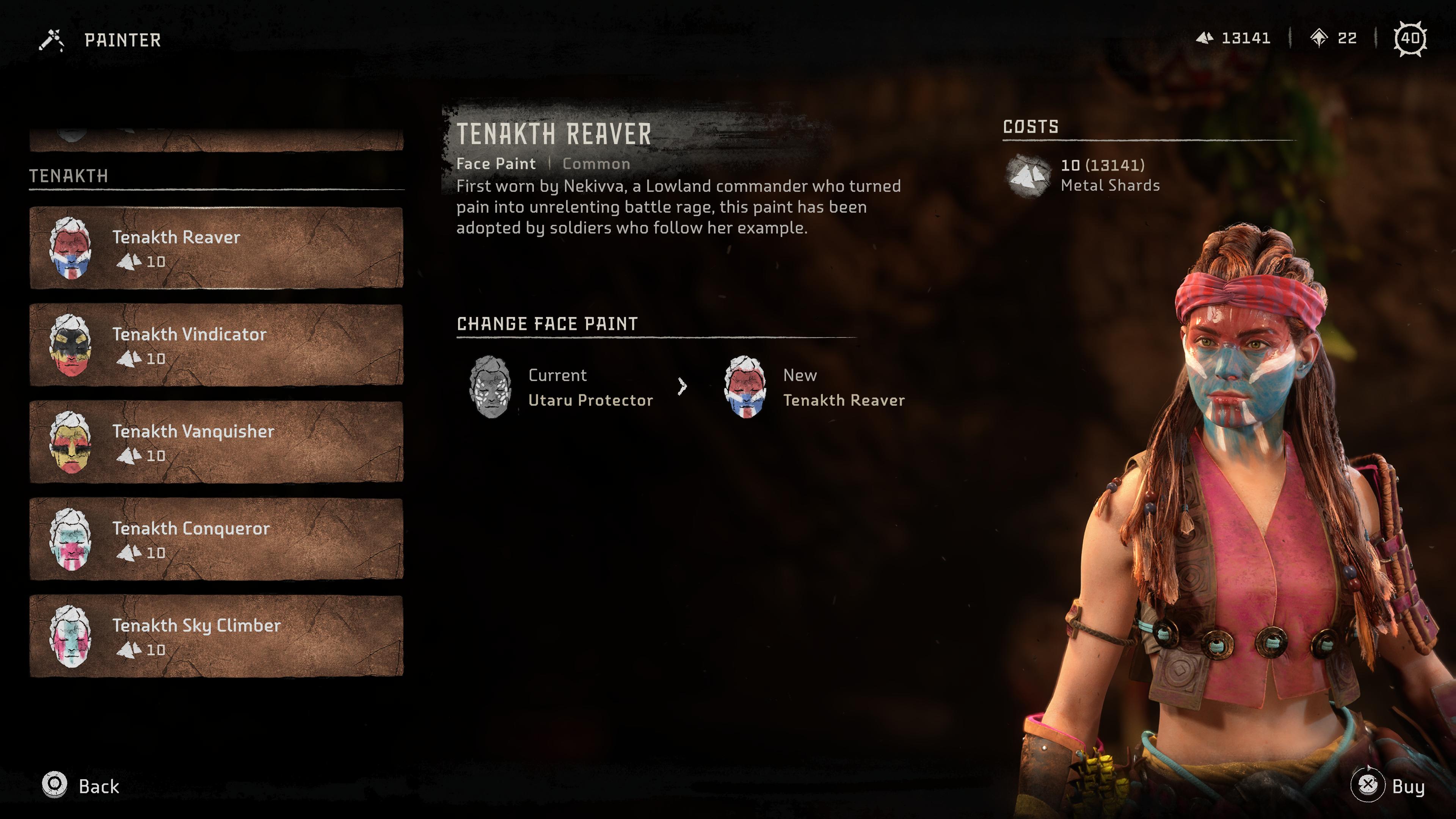 Horizon Forbidden West Face Paint How to Unlock and Wear Face Paint