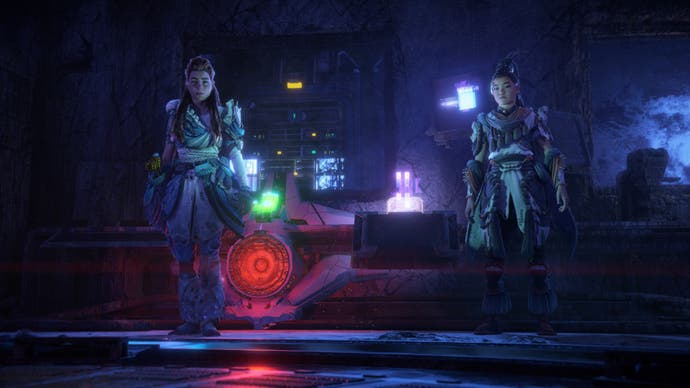 horizon forbids west its amusement aloy and seyka in the armory