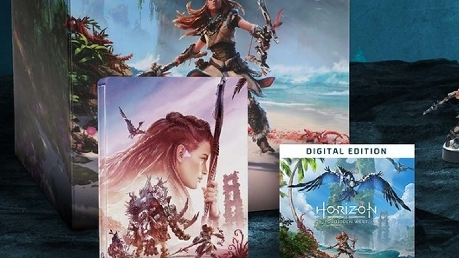 Horizon Forbidden West Collector's and Digital Deluxe Editions detailed