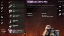 Horizon Zero Dawn Fast Travel - how to get the Golden Fast Travel Pack for unlimited fast travel