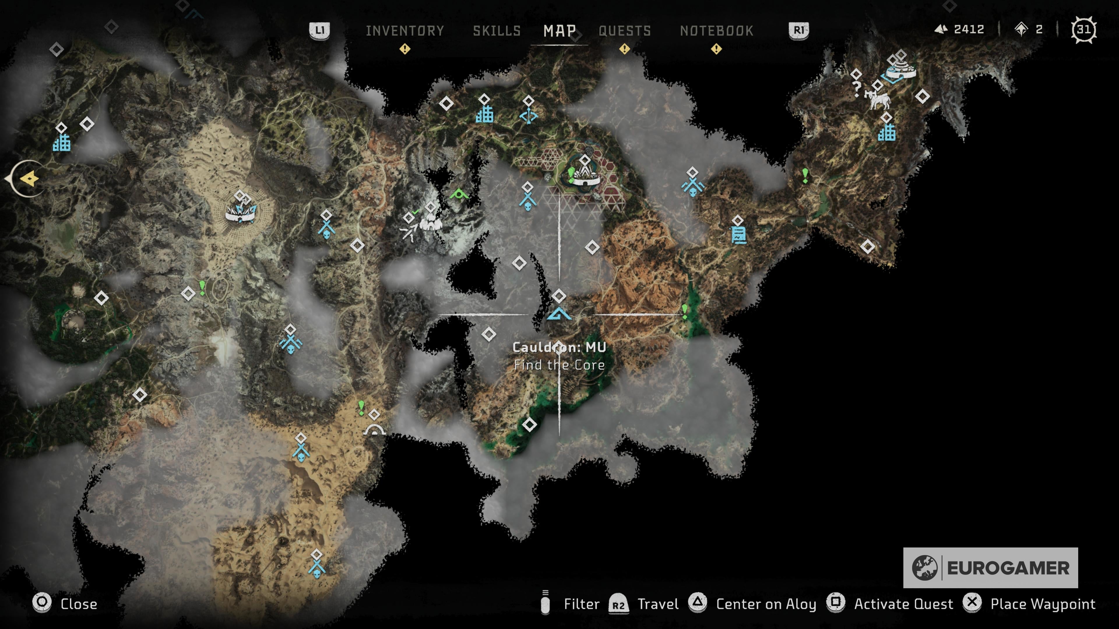 Horizon Forbidden West Cauldron Locations: All Cauldrons And Machine ...