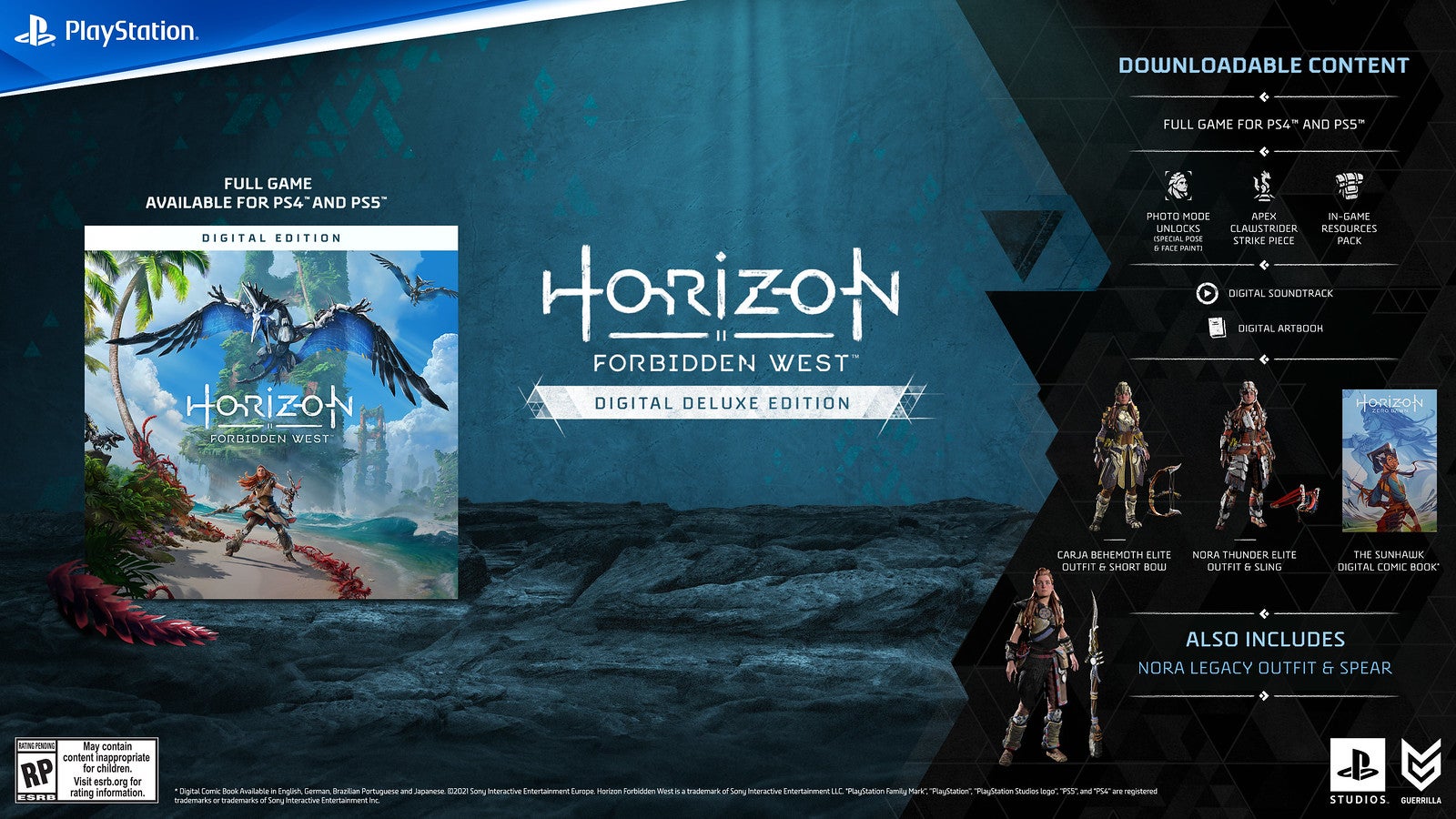 Horizon Forbidden West Standard and Special editions do not