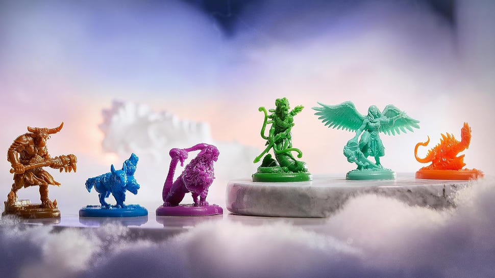 An image of monster miniatures from Horrified: Greek Monsters.