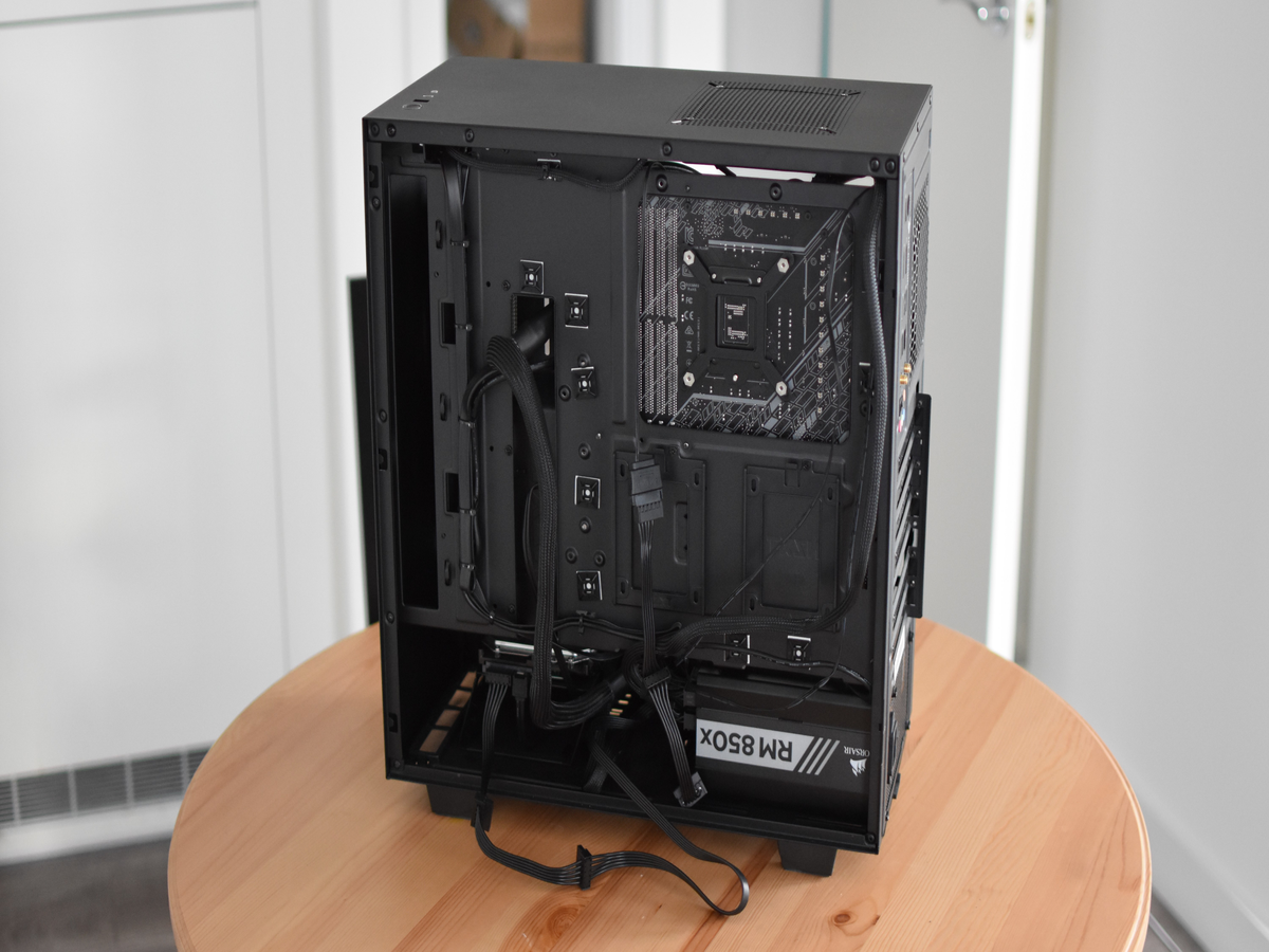 How to tidy cables, reassemble your PC case and connect peripherals