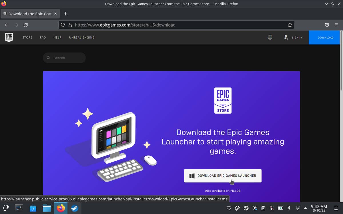 How to download and install Epic Games Launcher on Windows