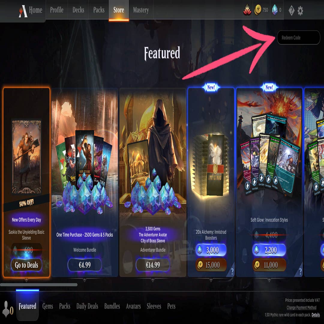 MTG Arena promo codes (August 2023) – How to get free Packs, cards &  cosmetics - Dexerto