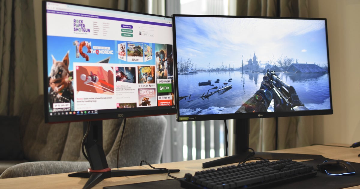 How to set up two monitors | Rock Paper Shotgun