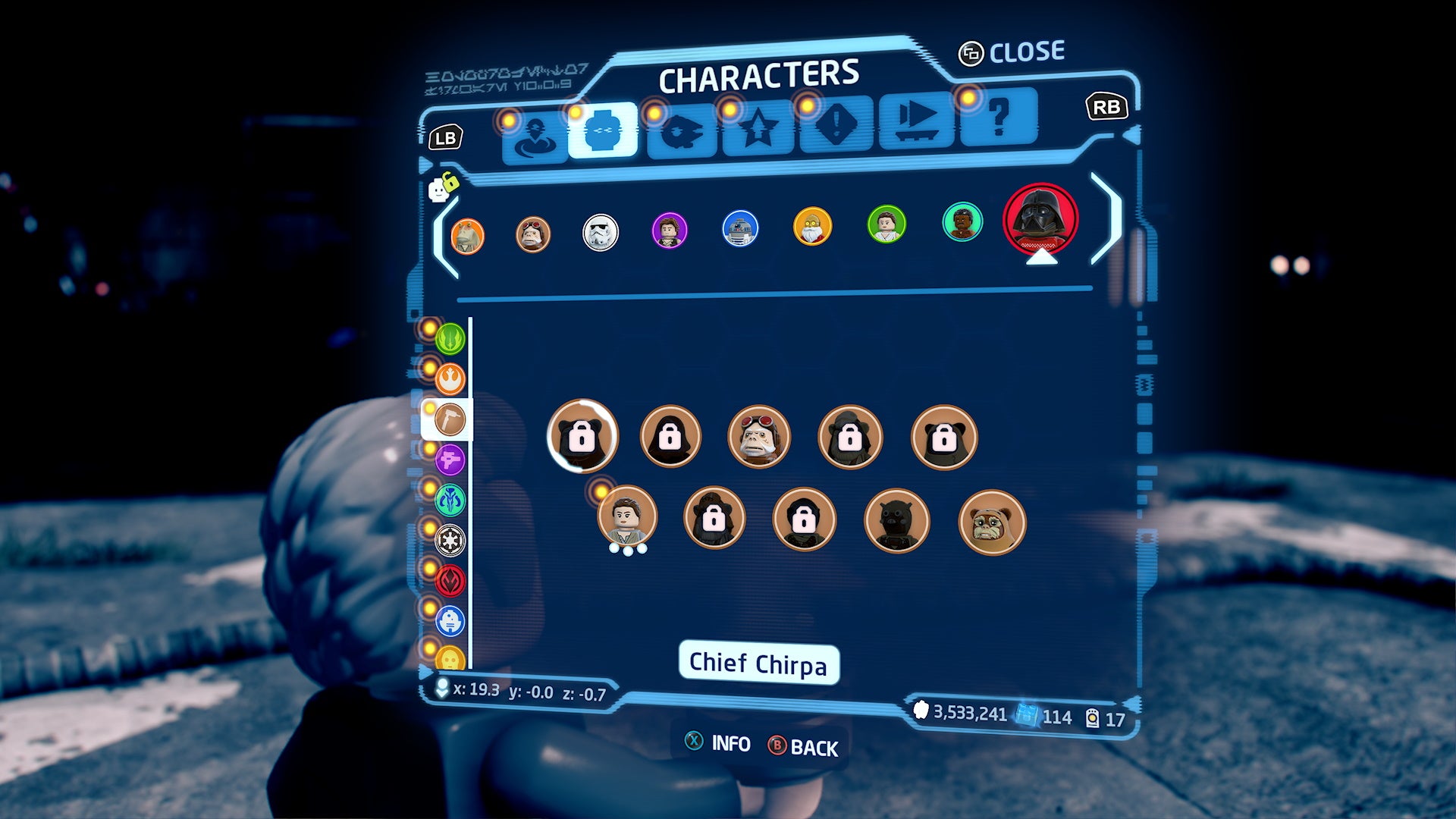 Lego star wars online 3 unlock all characters