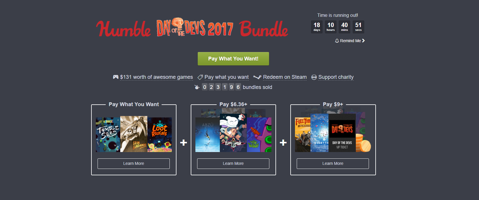 Image for Humble's Day of the Devs 2017 is live now with some point & click classics