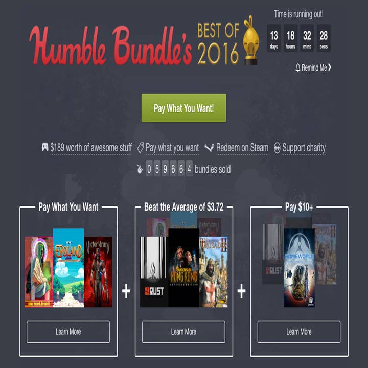 Humble Bundle stops purchasers from giving full payment to charity