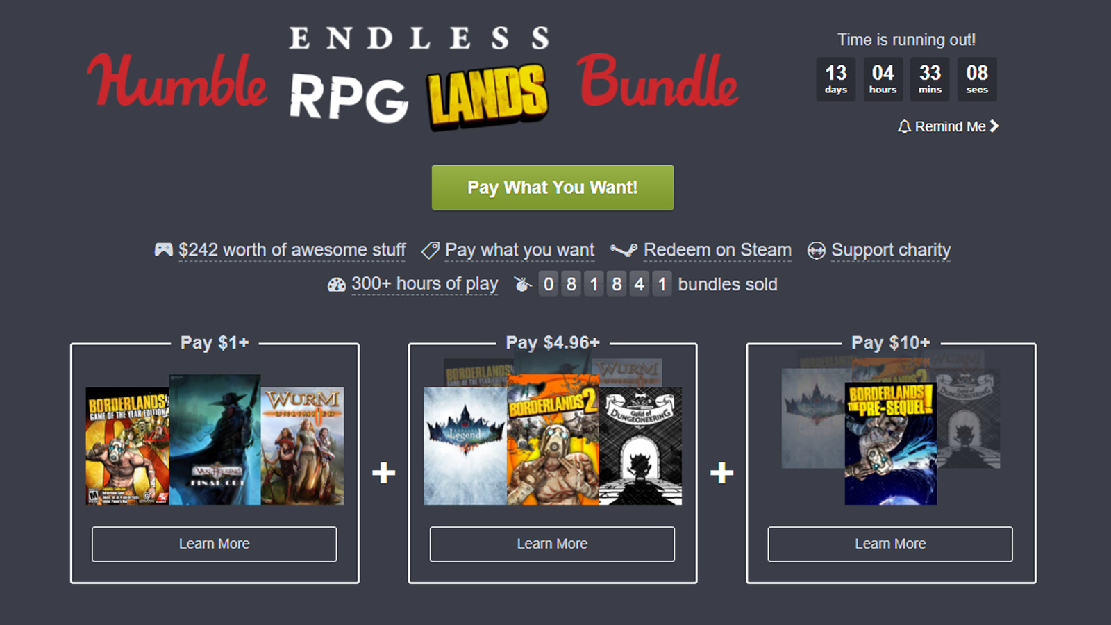 Pathfinder books are $1 each in this massive RPG Humble Bundle