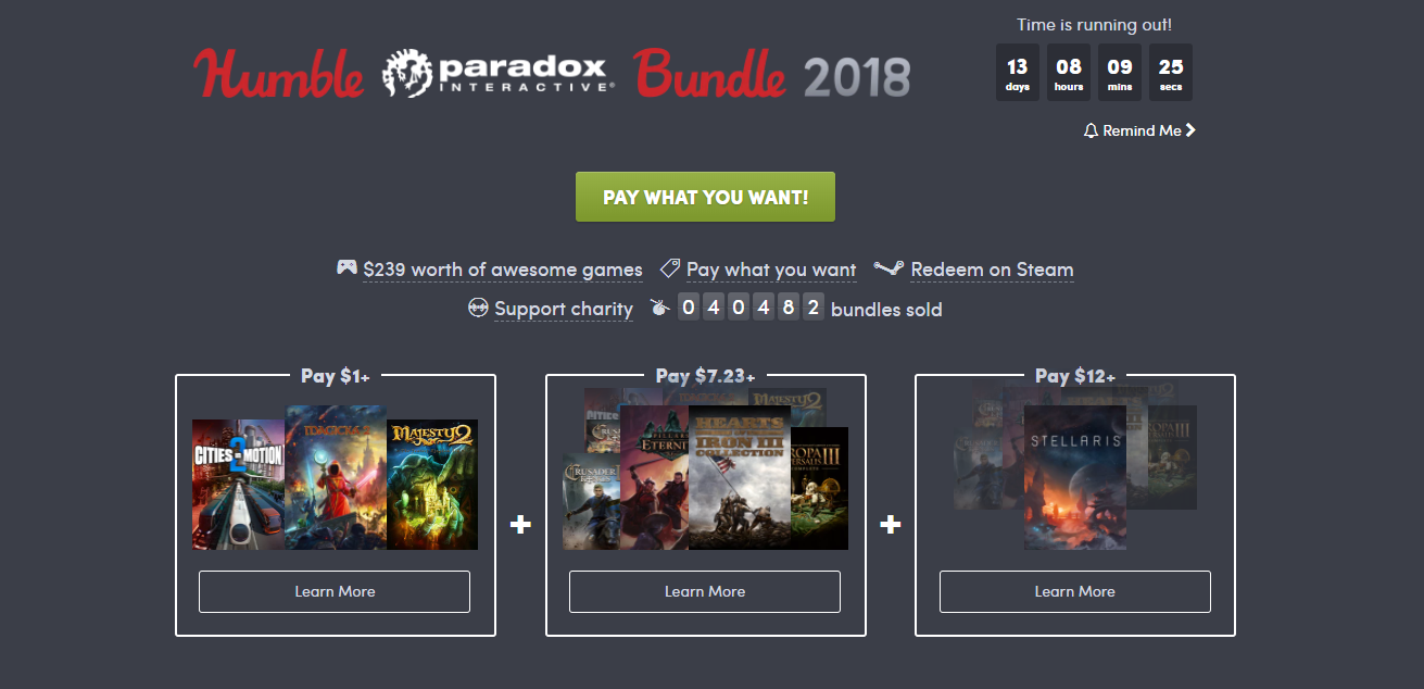 Jelly Deals Humble Paradox Bundle features Stellaris, Magicka and more