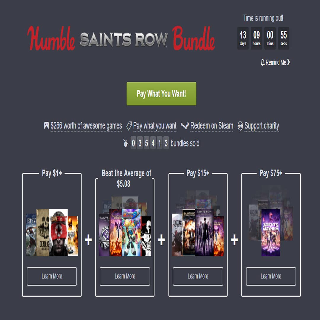 Buy Saints Row: The Third from the Humble Store