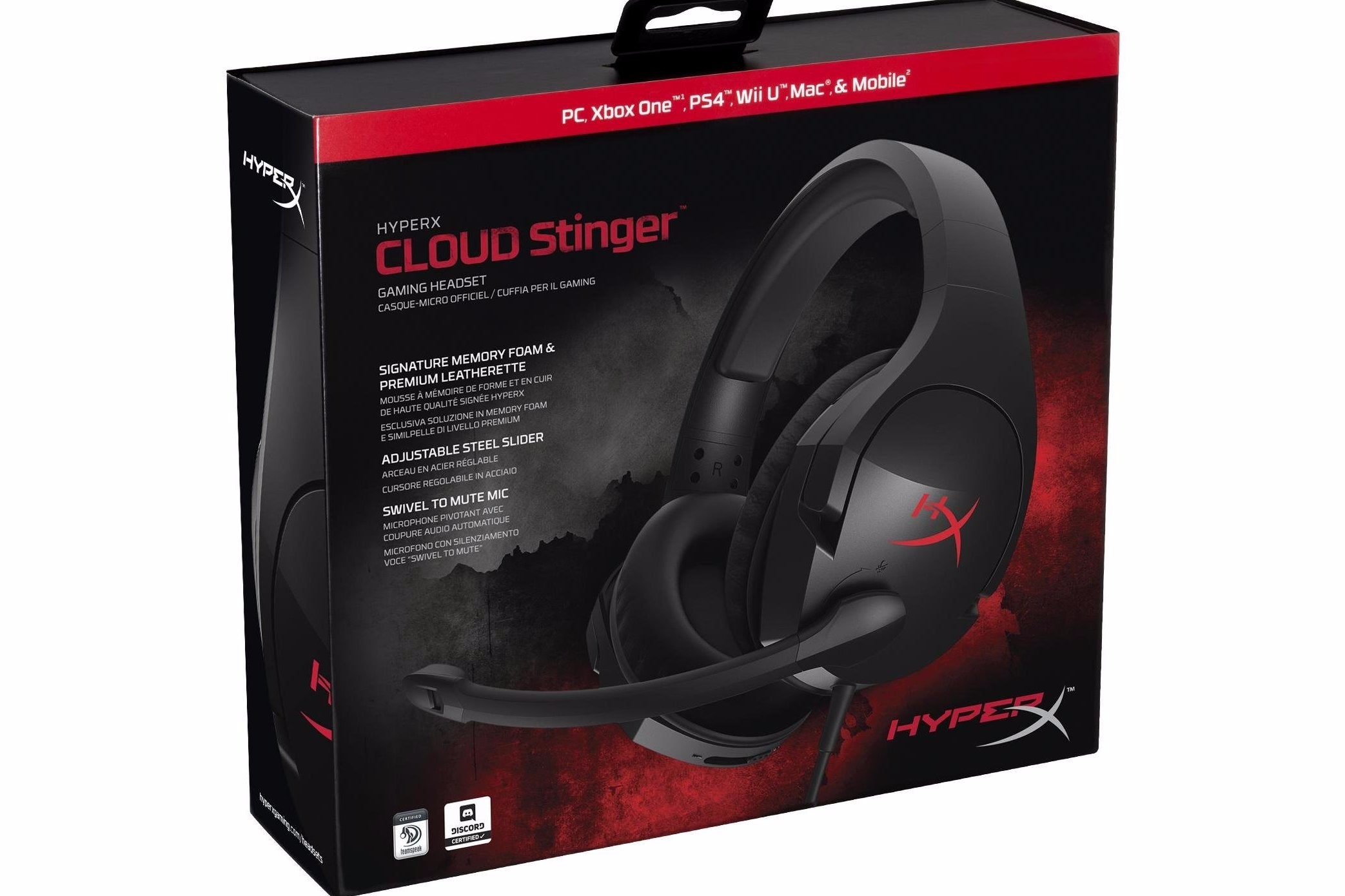 Hyperx cloud stinger gaming headset for pc & hot sale ps4