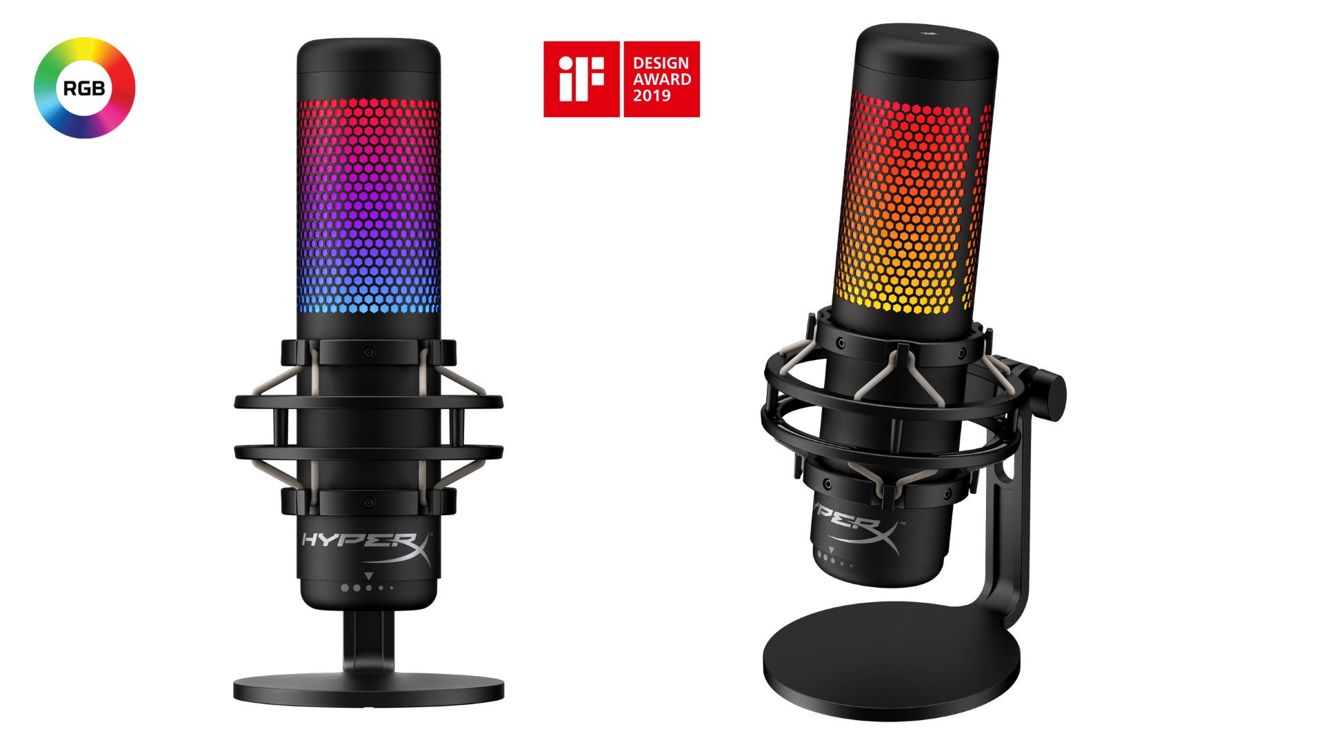HyperX's Quadcast S microphone gets an RGB makeover | Rock Paper