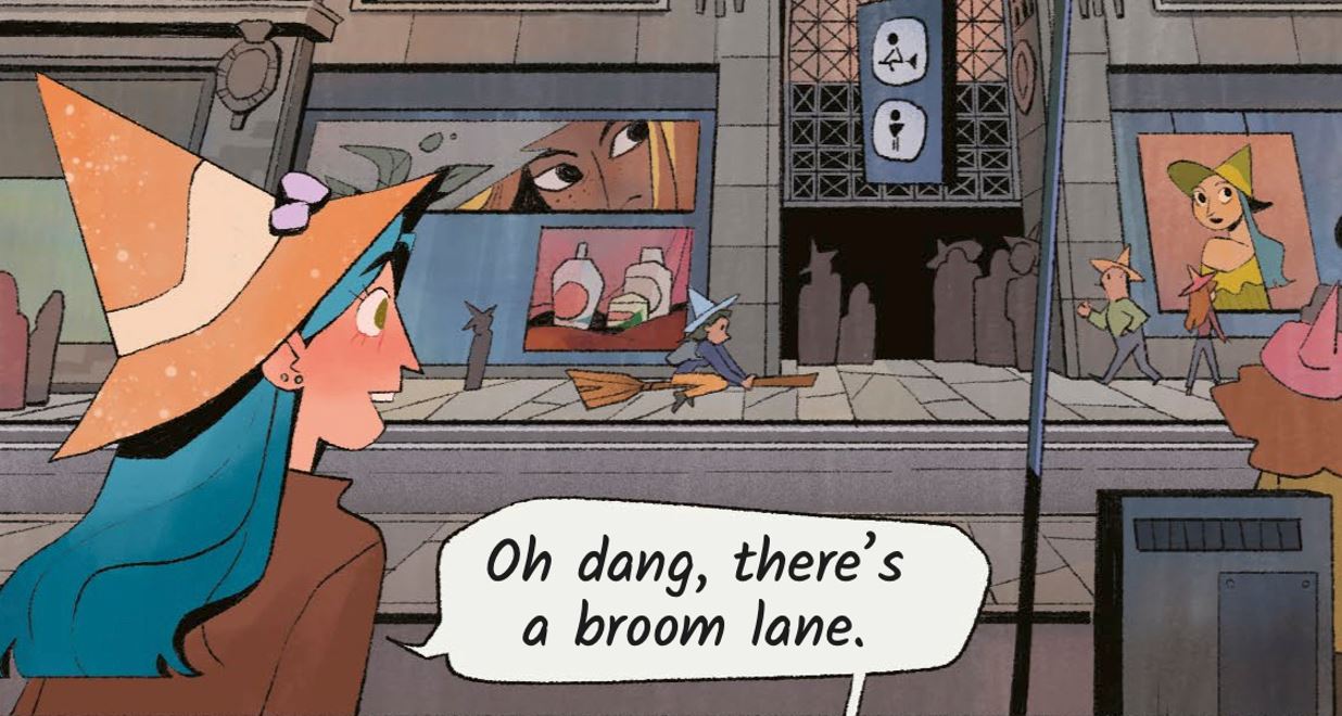Glimpse witchy London in our exclusive excerpt from this new graphic novel about being a burnt out worker (and also a witch)